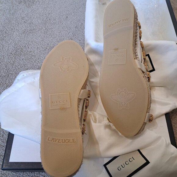 Authentic GUCCI espadrilles Size 36.5 - Picture 9 of 12